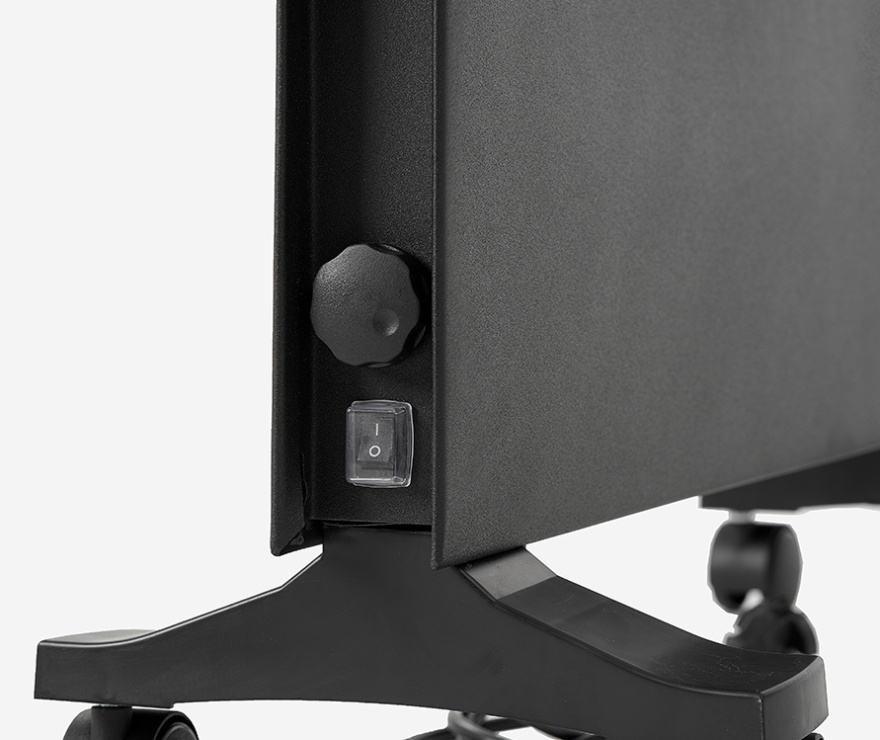 Теплофон 700 ЭРГПА 0.7/220(п) напольный с терморегулятором (черный)